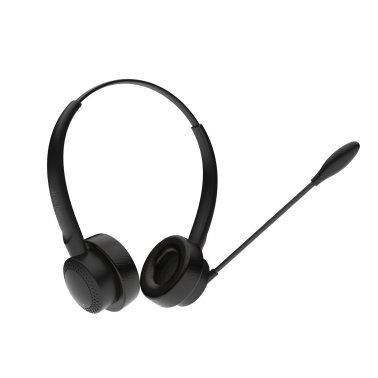 Adesso® Xtream P4T Headset with Push to Talk, Volume Controls, and Answer/End Call Controls