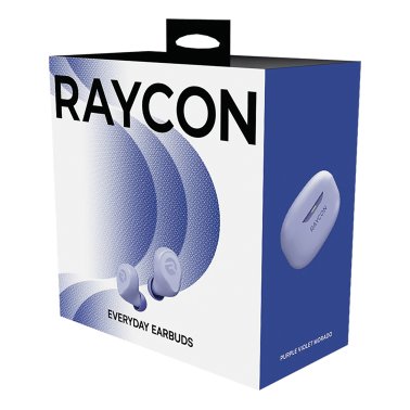 Raycon® The Everyday Bluetooth® Earbuds, True Wireless with Charging Case and Microphone, Noise Canceling (Blush Violet)