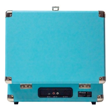 Victor® Metro Dual-Bluetooth® Belt-Drive Suitcase Turntable, VSRP-800 (Turquoise)