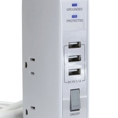 Emerson® EAP-1001 5-Outlet and 3-USB Charging Tower