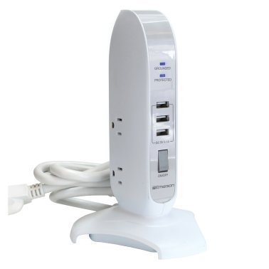 Emerson® EAP-1001 5-Outlet and 3-USB Charging Tower