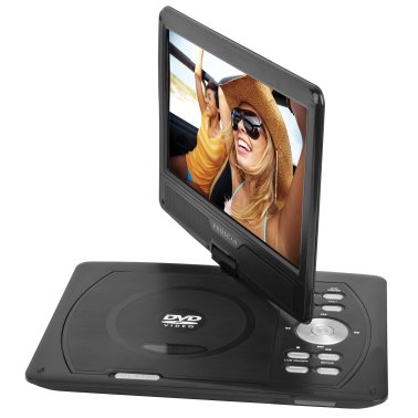 Proscan® 10-In. Portable Swivel-Screen Standard DVD Player with Remote and Earphone, Black