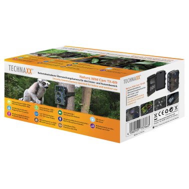 Technaxx® TX-69 Battery-Operated Security and Nature Wild Cam, Camouflage