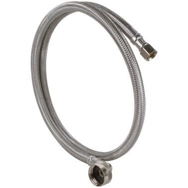 Certified Appliance Accessories Braided Stainless Steel Dishwasher Connector with Elbow, 6ft