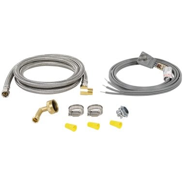 Certified Appliance Accessories® Dishwasher Installation Kit with Right-Angle Plug Head