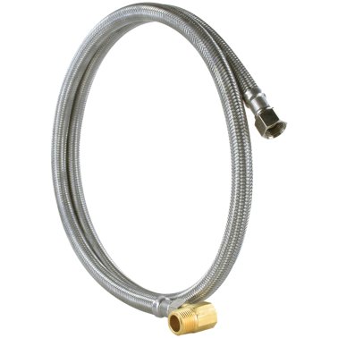 Certified Appliance Accessories Braided Stainless Steel Dishwasher Connector with Elbow, 6ft