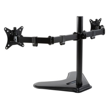 Allsop® Free-Standing Dual Monitor Arms, Black