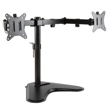 Allsop® Free-Standing Dual Monitor Arms, Black