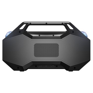 ION® Party Rocker™ Go Portable Bluetooth® Boom Box with Party Starter® LED Lights, Speakerphone, and Stereo-Link™, Black, ISP147