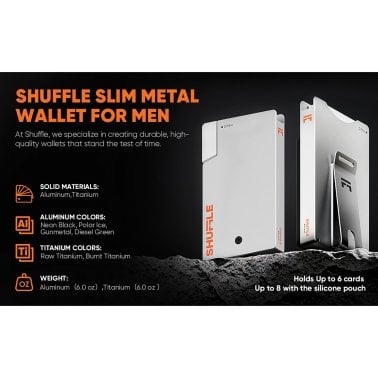 Shuffle® Card Wallet 1.0 (Polar Ice)