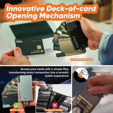Shuffle® Card Wallet 1.0 (Polar Ice)