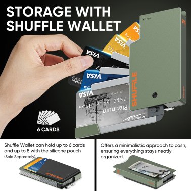 Shuffle® Card Wallet 1.0 (Diesel Green)