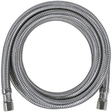 Certified Appliance Accessories Braided Stainless Steel Ice Maker Connector, 5ft