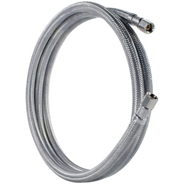 Certified Appliance Accessories Braided Stainless Steel Ice Maker Connector, 6ft