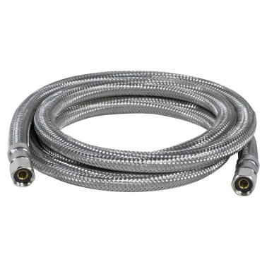 Certified Appliance Accessories Braided Stainless Steel Ice Maker Connector, 7ft