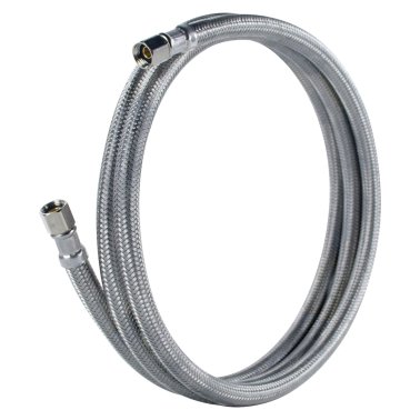 Certified Appliance Accessories Braided Stainless Steel Ice Maker Connector, 8ft