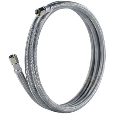 Certified Appliance Accessories Braided Stainless Steel Ice Maker Connector, 5ft