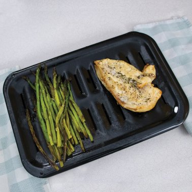 Certified Appliance Accessories Heavy-Duty Porcelain Broiler Pan & Grill Set 