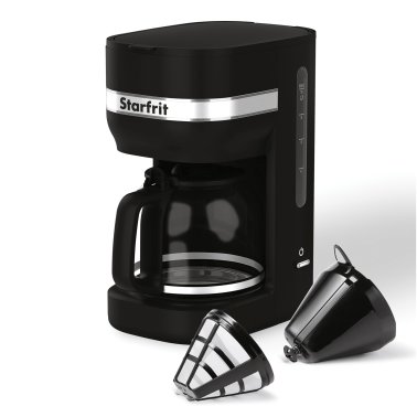 Starfrit® 900-Watt 10-Cup Coffee Maker, Black