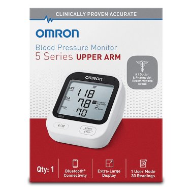 Omron® 5 Series® Digital Upper Arm Blood Pressure Monitor with D-Ring Cuff