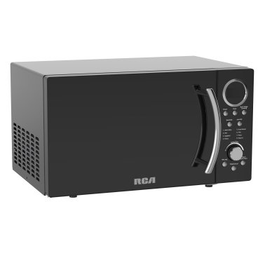 RCA 900-Watt 0.9-Cu.-Ft. Retro Countertop Microwave (Black)
