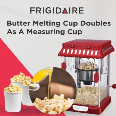 Frigidaire® Retro 2.5-Ounce Theater-Style Countertop Popcorn Maker