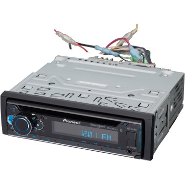 Pioneer® Single-DIN In-Dash CD Receiver with Bluetooth®, HD Radio™, and SiriusXM® Ready