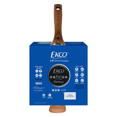 EKCO® Harmony Covered Saucepan, Red (3 Qt.)