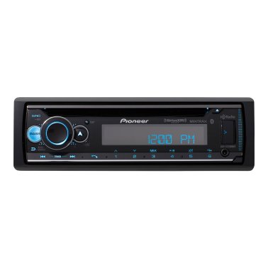 Pioneer® DEH-S7200BHS Car In-Dash Unit, Single-DIN CD Receiver with Bluetooth®, HD Radio™, Alexa®, and SiriusXM® Ready