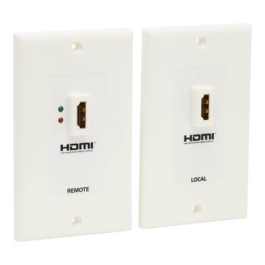 Tripp Lite® by Eaton® HDMI® over Dual CAT-5/CAT-6 Extender Wallplate Kit with Transmitter and Receiver, TAA Compliant