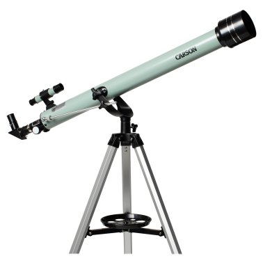 CARSON® STARA SR-100 60-mm Aperture 45-mm to 675-mm Focal Length Refractor Telescope with 7-Piece Accessory Kit