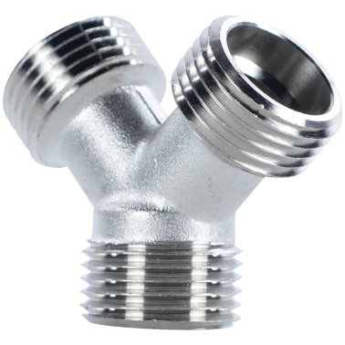 Certified Appliance Accessories® Y-Fitting, 3/4 In. MGH x 3/4 In. MGH x 3/4 In. MGH
