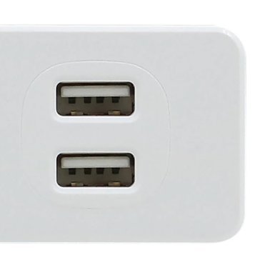 PRIME® 1-Outlet Surge Protector Wall Tap with 2 USB-A Charging Outlets