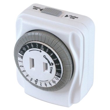 PRIME® 1-Outlet 24-Hour Mechanical Indoor Timer