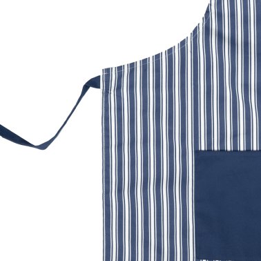 Better Houseware Adjustable Striped Apron (Blue)