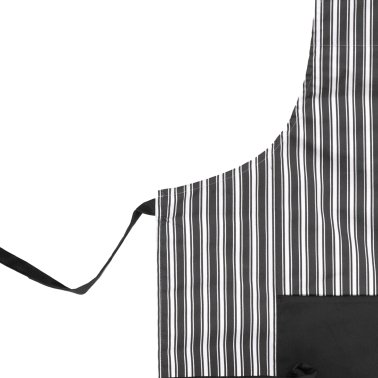 Better Houseware Adjustable Striped Apron (Black)