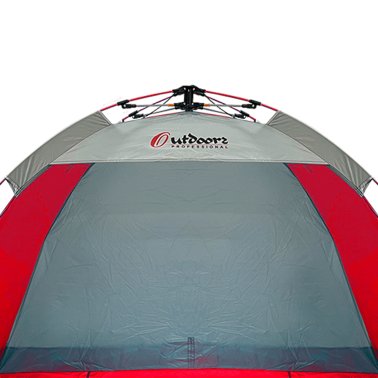 Outdoors Professional Beach Summer Automatic Pop-up Sun Shelter (Red)