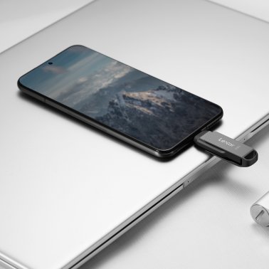 Lexar® JumpDrive® D400 USB 3.2 Gen 1 Dual Drive with USB-C® and USB-A Connectors (512 GB)