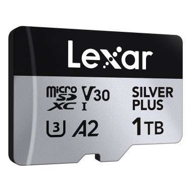 Lexar® Professional SILVER PLUS Series microSDXC™ UHS-I Card with SD™ Adapter (1 TB)