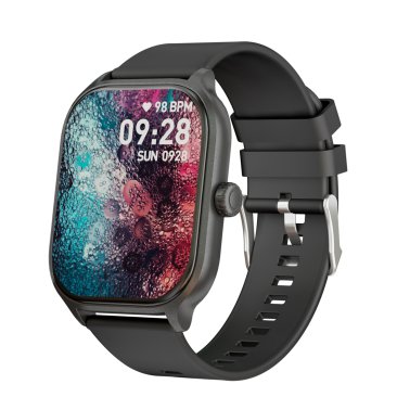 Supersonic® Advanced Sports Smart Sportwatch with 2-In. Color Touch Screen, Bluetooth®, Heart Rate/Blood Pressure/Blood Oxygen, IP67 Water-Resistant