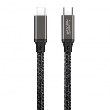 Urban Factory BASEE E-Mark USB-C® to USB-C® 6.5-Ft. 100-Watt Cable
