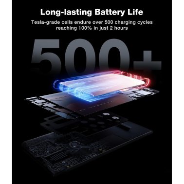 TORRAS® MiniMag 5,000-mAh Wireless Power Bank, Titanium Gray