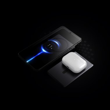 TORRAS® MiniMag 5,000-mAh Wireless Power Bank, Titanium Gray