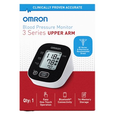 Omron® 3 Series® Digital Upper Arm Blood Pressure Monitor with D-Ring Cuff