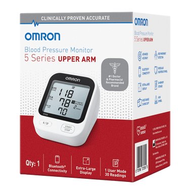 Omron® 5 Series® Digital Upper Arm Blood Pressure Monitor with D-Ring Cuff