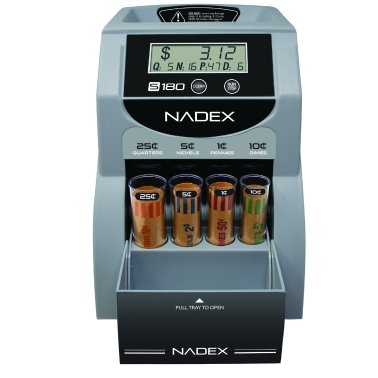 Nadex™ Coins S180 Digital Coin Counter, Sorter, and Wrapper