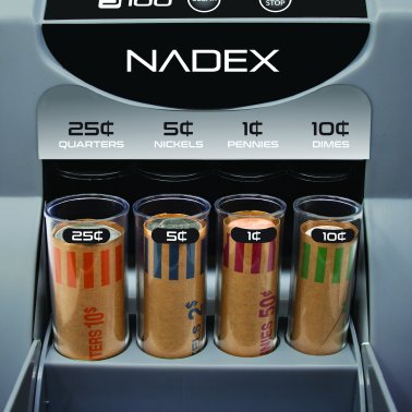Nadex™ Coins S180 Digital Coin Counter, Sorter, and Wrapper