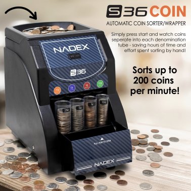 Nadex™ Coins Automatic Coin Sorter, S36