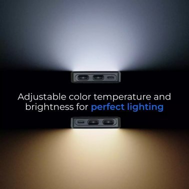 iContact Camera 4K HD Pro Webcam with Light Panel, Retractable Arm for Natural Eye Contact, USB-C®, for Mac® and PC