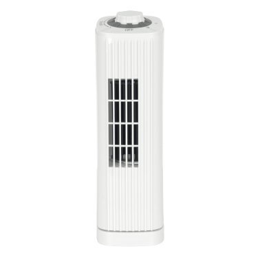 Optimus 14-In. 3-Speed Portable Ultra-Slim Desktop Oscillating Tower Fan, F-7348 (White)